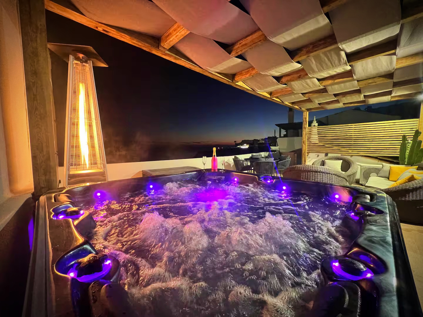 Jacuzzi at Night